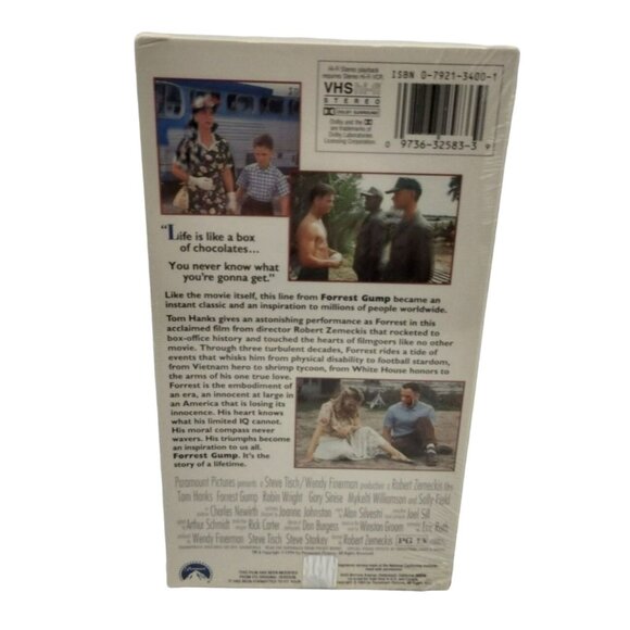 Forrest Gump Drama 1994 Paramount Pictures PG Tom Hanks Robin Wright Gary Sinise - Picture 2 of 5